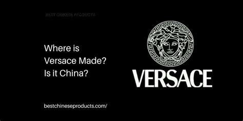 versace products made in serbia|is Versace made in china.